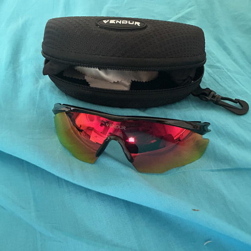 Vendur Radar EV sunglasses like new with 4 extra polarized lenses