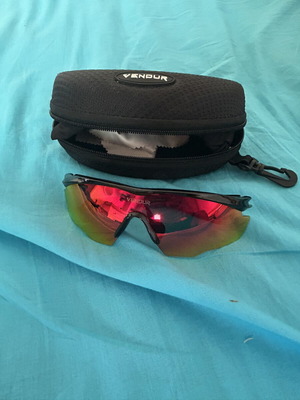 Vendur Radar EV sunglasses like new with 4 extra polarized lenses