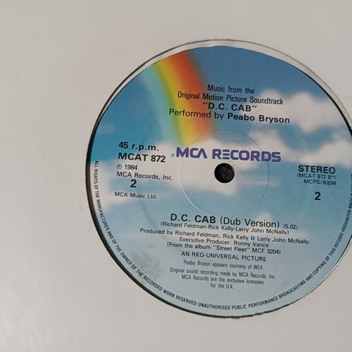 Peabo Bryson D.C. Cab 12" Maxi Single like new, electronic