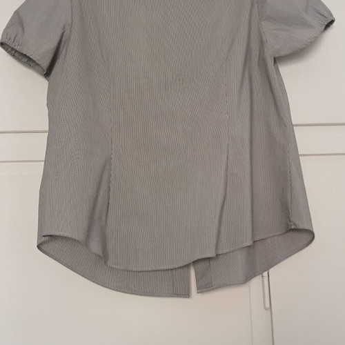 Marks and Spencer women's striped shirt size 14 like new, black and white