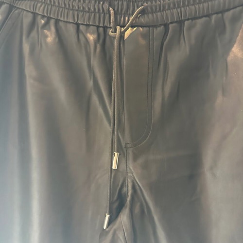 Mango leather pants like new, size small-medium
