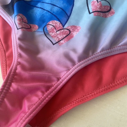 Disney Minnie Kids' Swimsuit like new, ruffled straps, ages 7-8