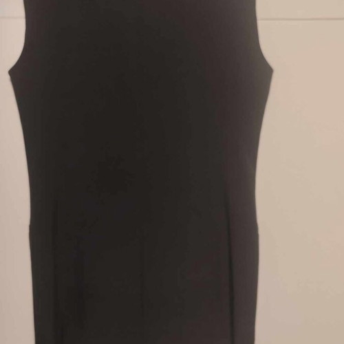 Long double-breasted vest Stradivarius black L new