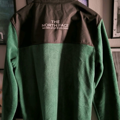 The North Face jacket-fleece like new, green, XXL