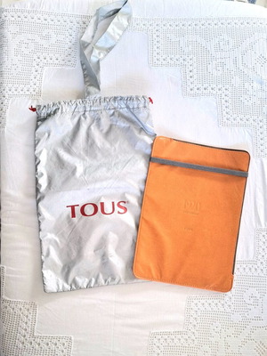 Tous bag and leather iPad 13-inch case with elastic new