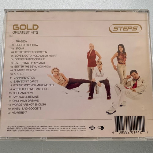 Steps Gold Greatest Hits CD used, pop