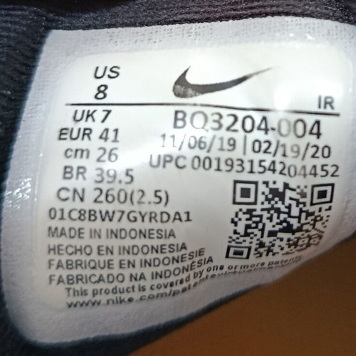 Nike athletic shoes for boys size 41 used, black