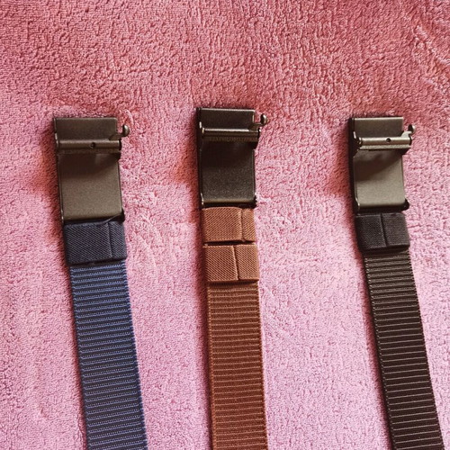 Men's belts set of 3, 1.15cm, like new, black and brown