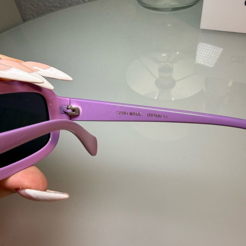 Sunglasses new, purple, no scratches