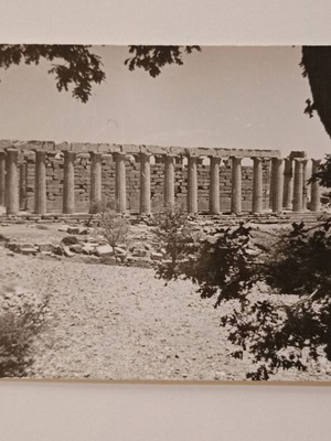 Καρτ ποστάλ Ναός Επικουρείου Απόλλωνος μεταχειρισμένη, ασπρόμαυρη