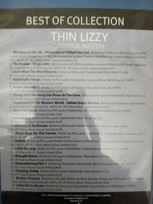 Classic Thin Lizzy CD like new