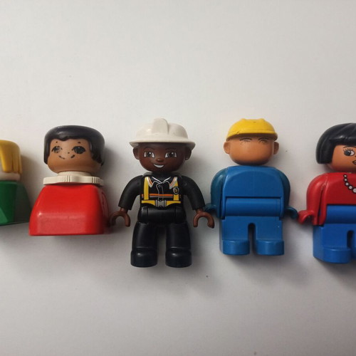 Lego Duplo used old figures, set of 5 pieces