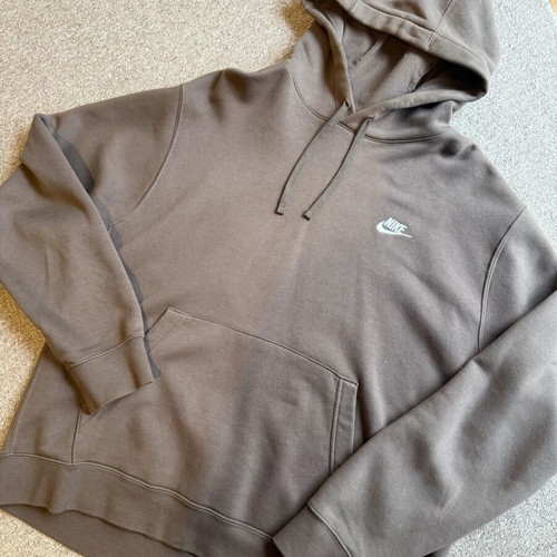 Nike sportswear hoodie dark brown like new