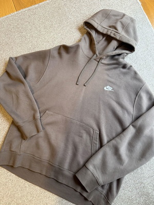 Nike sportswear hoodie dark brown like new