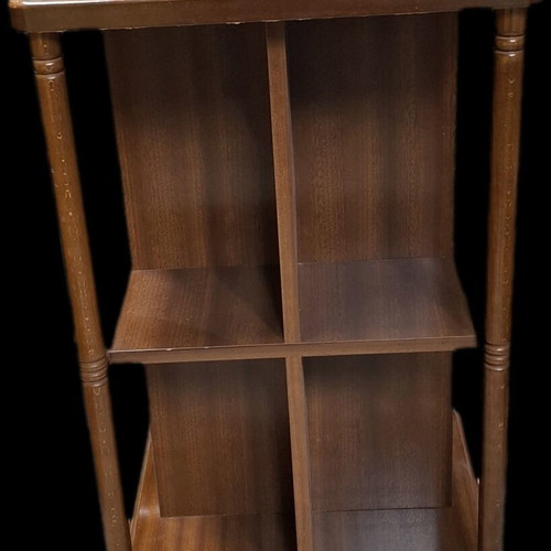 Wooden book furniture with wheels like new