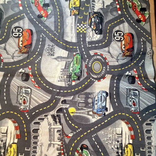 Cars children's rug new, 240x160 cm