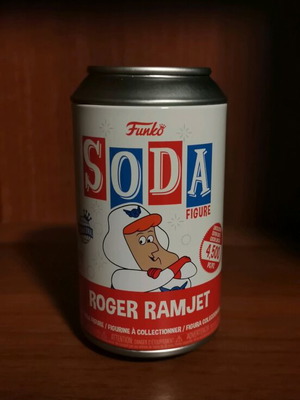 Funko Soda Roger Ramjet σε άριστη κατάσταση, σφραγισμένη φιγούρα