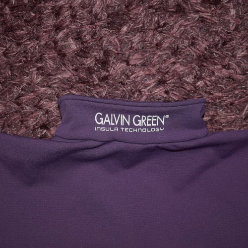 Galvin Green Mens Insula Pullover size M like new, white and purple