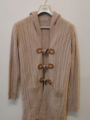 Wool cardigan beige Attrattivo like new, size S
