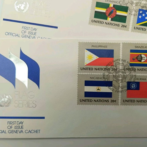 Pack of 4 United Nations First Day Covers 1982 new