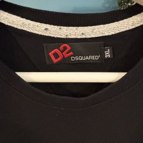 Dsquared2 T-shirt, black, size 3XL