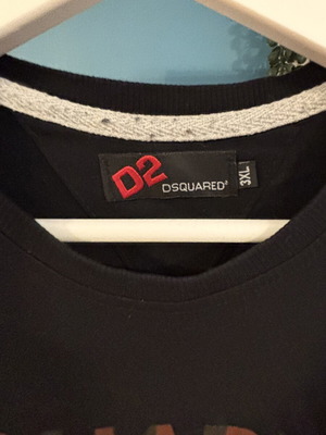 Dsquared2 T-shirt, black, size 3XL
