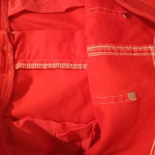 Laura Ashley pants new, size UK 12, red, elastic