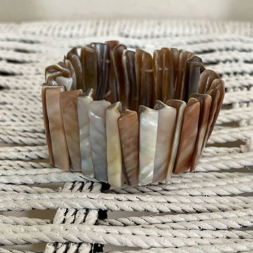 Bracelet like new with natural sea elements, beige