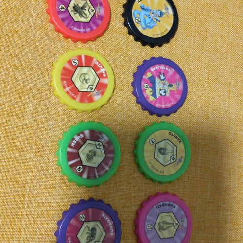Medabot collectible caps pack of 10 new