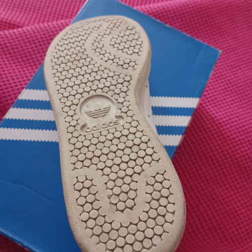 Adidas Stan Smith sneakers used, white, kids size 36