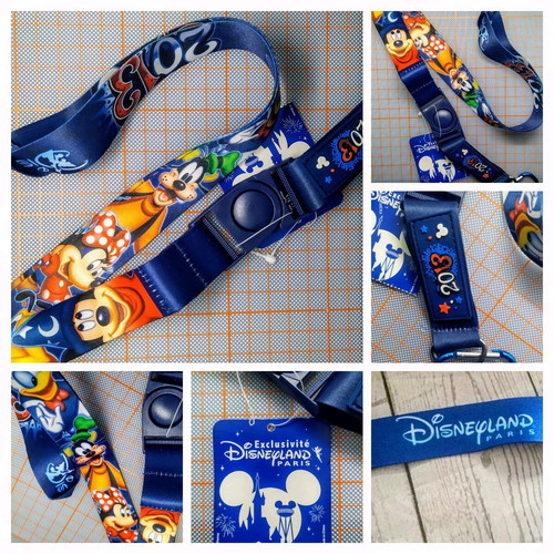 Neck cord from Disneyland Paris commemorative of 2023