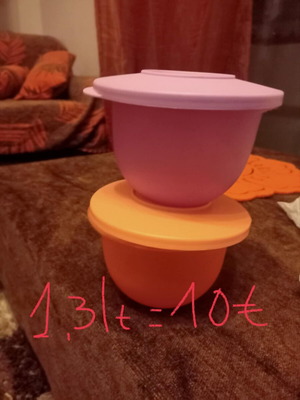 Tupperware bowls 1.3 liters new