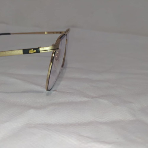 Lacoste vintage 1980s glasses used with clear glass lenses gold