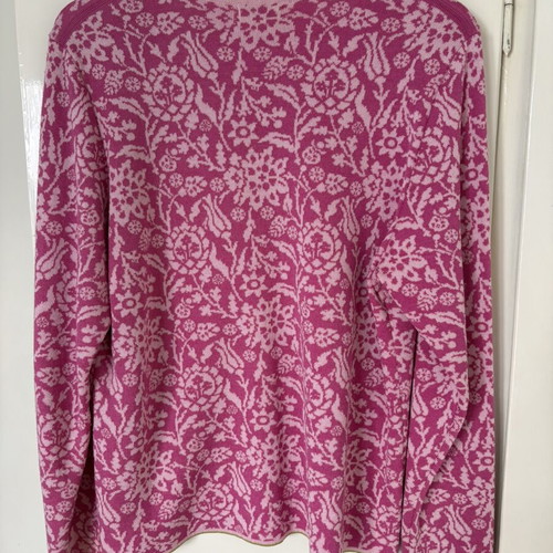 Oleana cardigan XL like new, pink