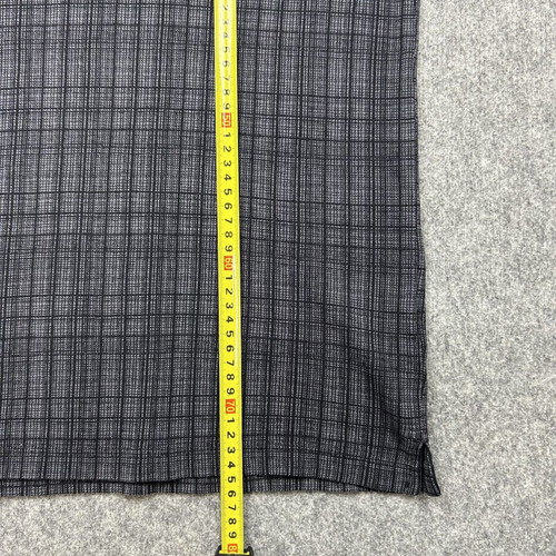Calvin Klein CK Body Fit Polo shirt used, gray black checkered, size M