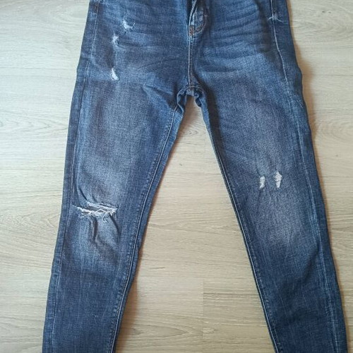Stradivarius Super High Waist skinny jeans like new, size 38 blue