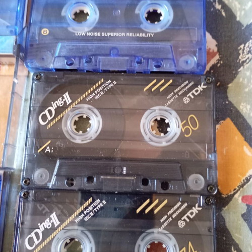 Tdk chrome cassettes used, pack of 6, high position