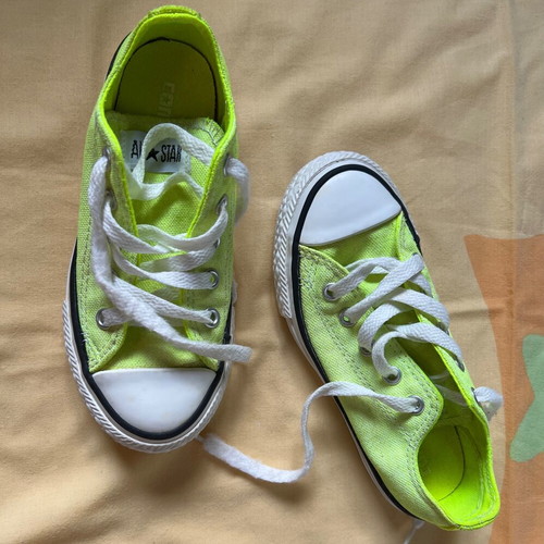Παπούτσια Converse All Star μεταχειρισμένα, μέγεθος 28, πράσινα, unisex