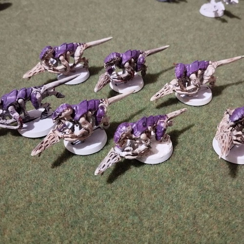 Tyranids ready army, 75 models in total