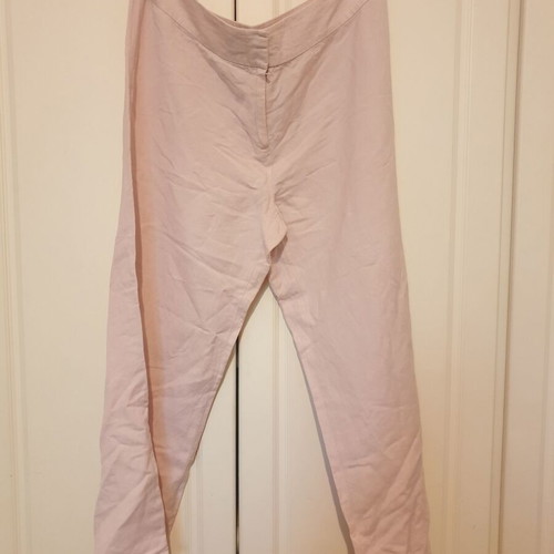 Pomodoro linen pants pastel pink size 18 like new