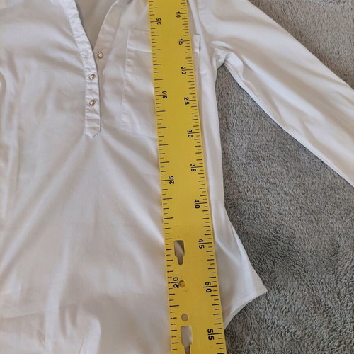 Zara women's white fitted shirt small like new