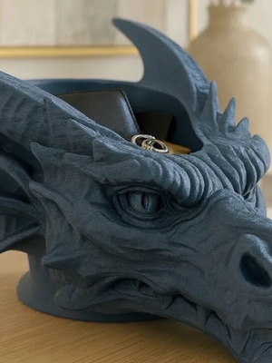 3D Printed Dragon Bowl new decorative dragon bowl for keys and decor