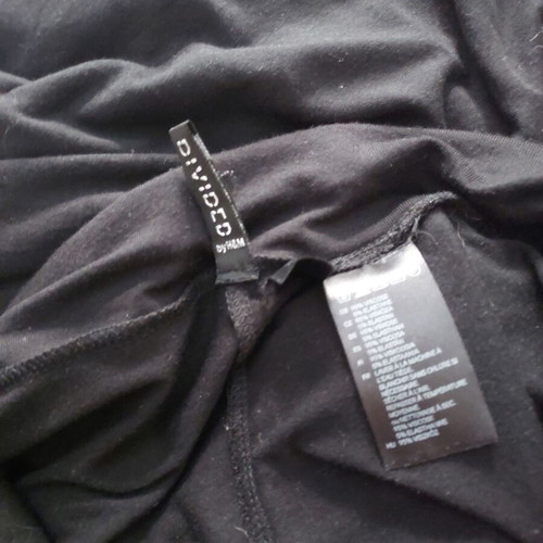 Strapless cotton dress H&M size 36 like new, black