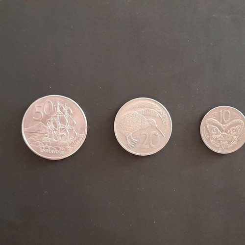 New Zealand coins used