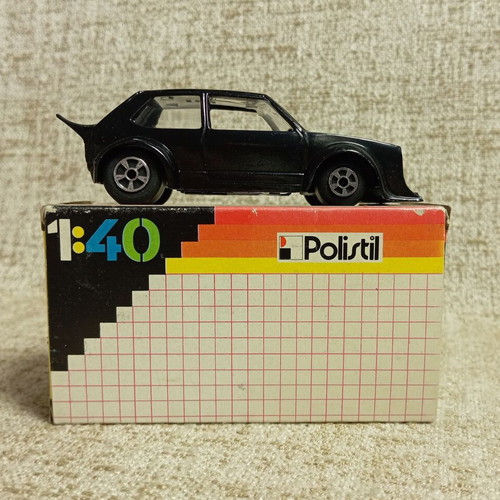 WV Golf-GTI Polistil 1:40 toy car, vintage, new with box