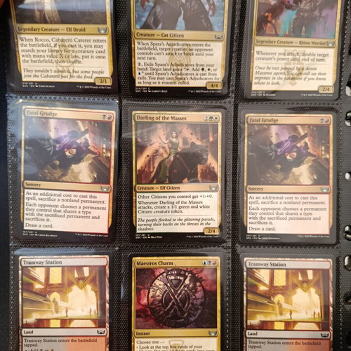 Magic The Gathering album with 270 cards SNC 2022 like new