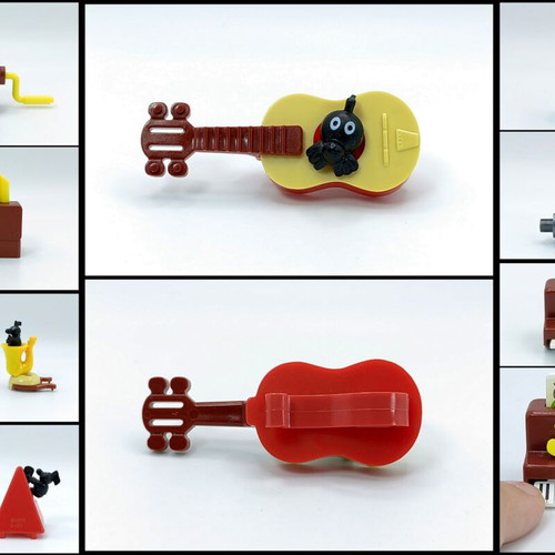 Kinder Surprise Set Funny Music Notes and Instruments like new