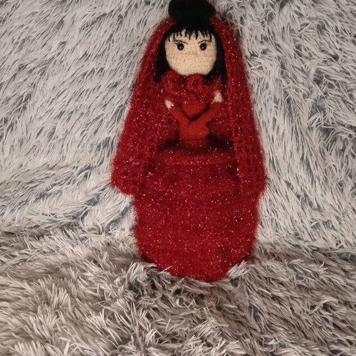 Beetlejuice Lydia Deetz crochet handmade doll new