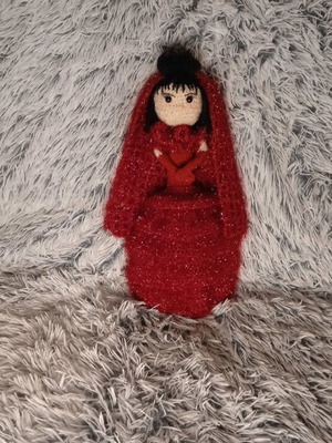 Beetlejuice Lydia Deetz crochet handmade doll new