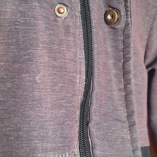 Boys' fur-lined jacket used, warm, sizes 2 to 4 years, gray